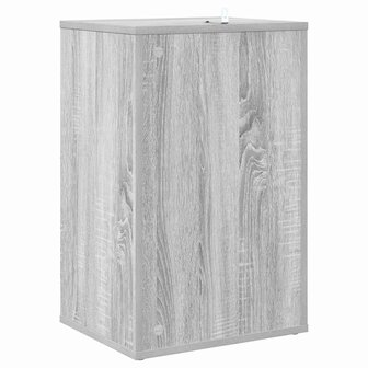 Platenkast Grijs Sonoma 38 x 33 x 61 cm Bewerkt hout 6