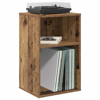 Platenkast Oud hout 38 x 33 x 61 cm Bewerkt hout 3