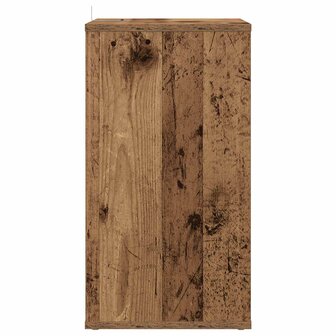 Platenkast Oud hout 38 x 33 x 61 cm Bewerkt hout 5