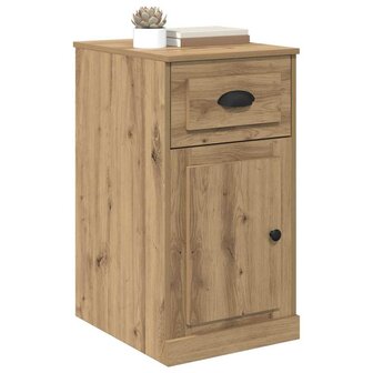 Bijzetkast 40 x 50 x 75 cm Bewerkt hout Artisan Eiken 3