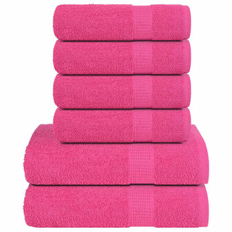 6-delige Handdoekenset FROGN 360 g/m&sup2; roze 1