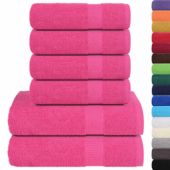 6-delige Handdoekenset FROGN 360 g/m&sup2; roze 2