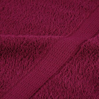 6-delige Handdoekenset SOLUND 600 g/m&sup2; bordeauxrood 6