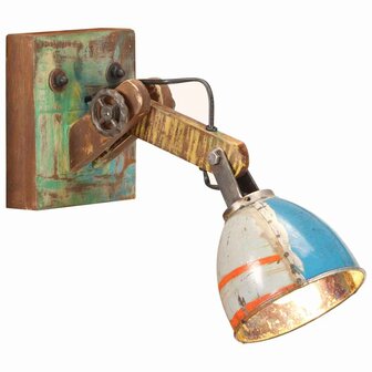 Wandlamp industri&euml;le stijl rond E27 meerkleurig 1