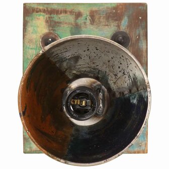 Wandlamp industri&euml;le stijl rond E27 meerkleurig 7