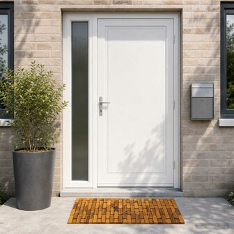 Badmatten 2 st Naturel 44 x 60 cm Massief Acaciahout 3