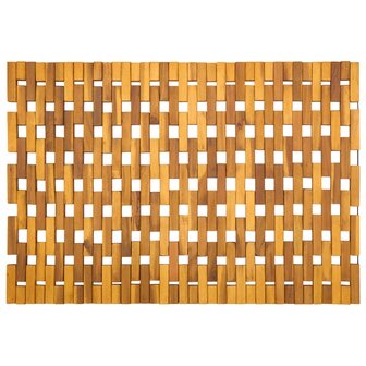 Badmatten Naturel 55 x 80 cm Massief Acaciahout 6