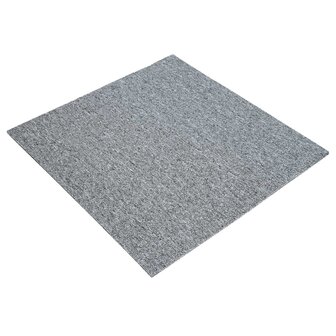 Tapijttegel Lichtgrijs 50 x 50 cm 4 st PP en Bitumen 2