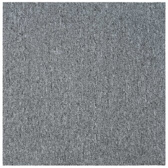 Tapijttegel Lichtgrijs 50 x 50 cm 4 st PP en Bitumen 5