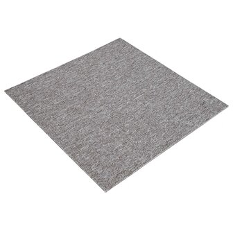 Tapijttegel Bruin 50 x 50 cm 36 st PP en Bitumen 2