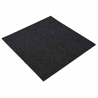 Tapijttegel Donkergrijs 50 x 50 cm 4 st PP en Bitumen 2