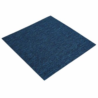 Tapijttegel Blauw 50 x 50 cm 36 st PP en Bitumen 2
