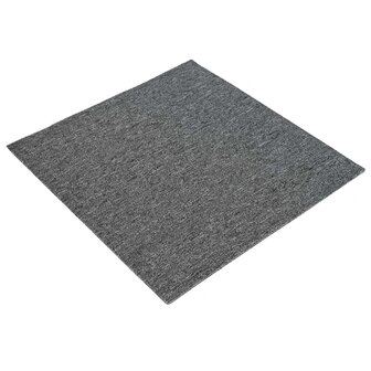 Tapijttegel Middelgrijs 50 x 50 cm 20 st PP en Bitumen 2