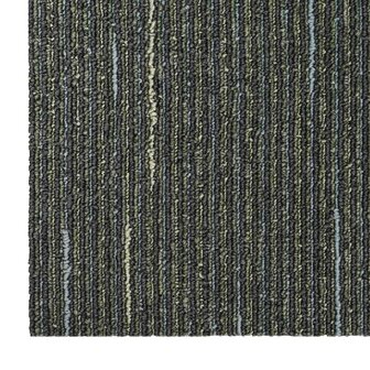Tapijttegel Gestreept Lichtgroen 50 x 50 cm 4 st PP en Bitumen 6