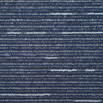 Tapijttegel Gestreept Blauw 50 x 50 cm 4 st PP en Bitumen 7