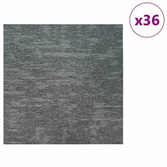 Tapijttegel Rockgrijs 50 x 50 cm 36 st PP en Bitumen 3