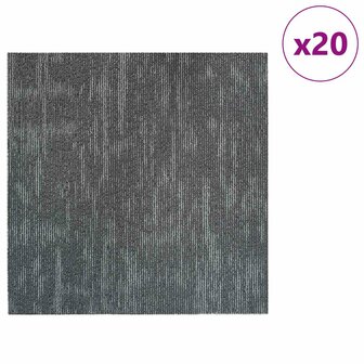Tapijttegel Betongrijs 50 x 50 cm 20 st PP en Bitumen 3