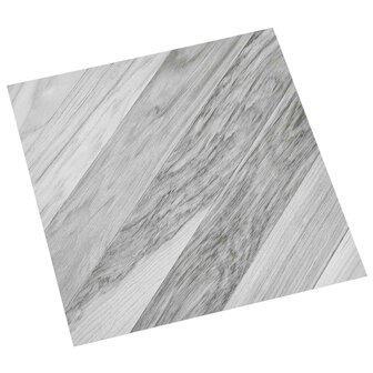 Zelfklevende Vloerplanken Grijs gestreept 30,5 x 30,5 cm 20 st 1