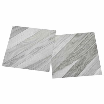 Zelfklevende Vloerplanken Grijs gestreept 30,5 x 30,5 cm 20 st 3