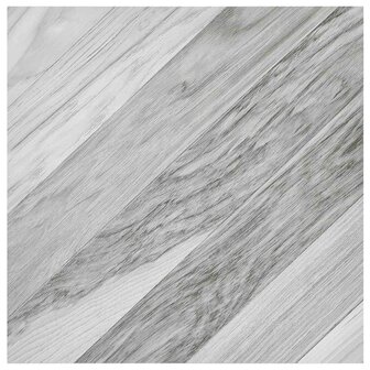 Zelfklevende Vloerplanken Grijs gestreept 30,5 x 30,5 cm 20 st 5