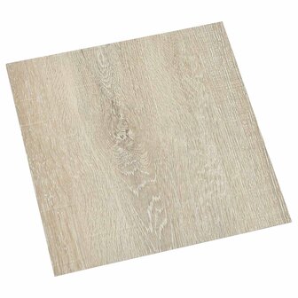 Zelfklevende Vloerplanken Bruin en beige 30,5 x 30,5 cm 20 st 1