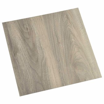 Zelfklevende Vloerplanken Zwart en Hout 30,5 x 30,5 cm 20 st 1