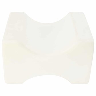 Knee Pillow Wit Traagschuim en polyester 26 x 21,5 x 15 cm 5