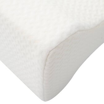 Knee Pillow Wit Traagschuim en polyester 26 x 21,5 x 15 cm 7