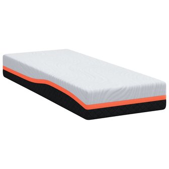 Matras Wit en Grijs 80 x 200 cm Jacquard stof 5