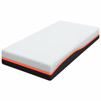 Matras Wit en Grijs 90 x 200 cm Jacquard stof 4