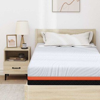 Matras Wit en Grijs 100 x 200 cm Jacquard stof 7