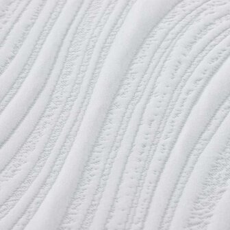 Matras Wit en Grijs 100 x 200 cm Jacquard stof 9
