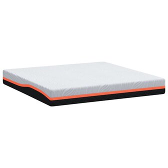 Matras Wit en Grijs 180 x 200 cm Jacquard stof 6