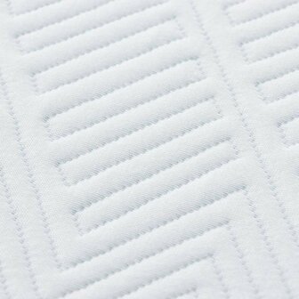 Matras Wit en Blauw 80 x 160 cm Jacquard stof 9