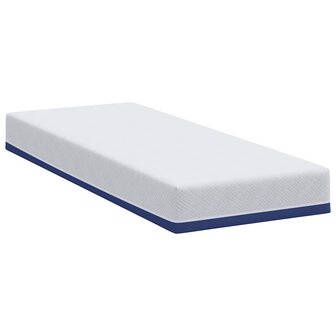 Matras Wit en Blauw 80 x 200 cm Jacquard stof 5