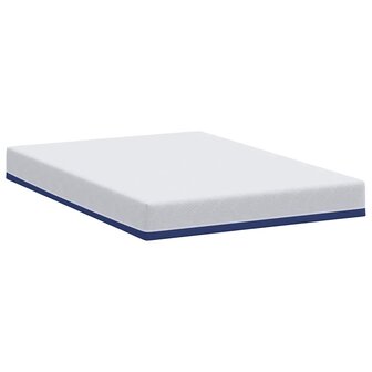 Matras Wit en Blauw 140 x 200 cm Jacquard stof 6