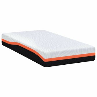 Matras Wit en zwart 80 x 160 cm Jacquard stof 5