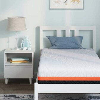 Matras Wit en zwart 80 x 160 cm Jacquard stof 7
