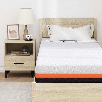 Matras Wit en zwart 80 x 200 cm Jacquard stof 7