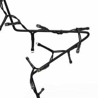 Kerstverlichting ster 3 st met grondpinnen 50 LED&amp;apos;s 29 cm 8