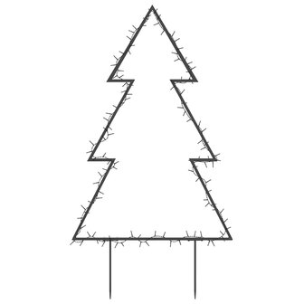 Kerstverlichting kerstboom met grondpinnen 115 LED&amp;apos;s 90 cm 5