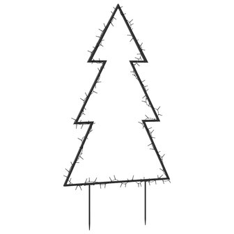 Kerstverlichting kerstboom met grondpinnen 115 LED&amp;apos;s 90 cm 7