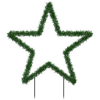 Kerstverlichting ster met grondpinnen 80 LED&amp;apos;s 60 cm 5