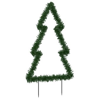 Kerstverlichting kerstboom met grondpinnen 80 LED&amp;apos;s 60 cm 7