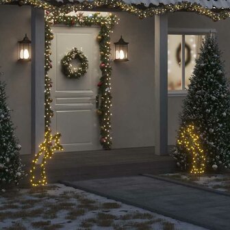 Kerstverlichting meteoor met grondpinnen 80 LED&amp;apos;s 62 cm 1