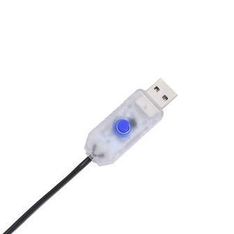 Kerstverlichting ster silhouet 115 LEDs warm wit 8