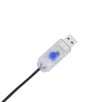 Kerstverlichting ster silhouet 80 LEDs warm wit 8