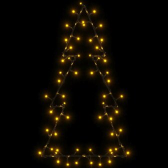 Kerstverlichting kerstboom silhouet 80 LEDs warm wit 5