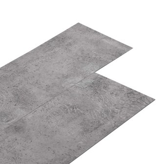 Vloerplanken Cementbruin 5,26 m&sup2; 18 st PVC 2