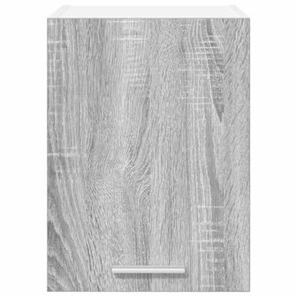 Hangkast Grijs Sonoma en Wit 30 x 31 x 40 cm Bewerkt hout 6